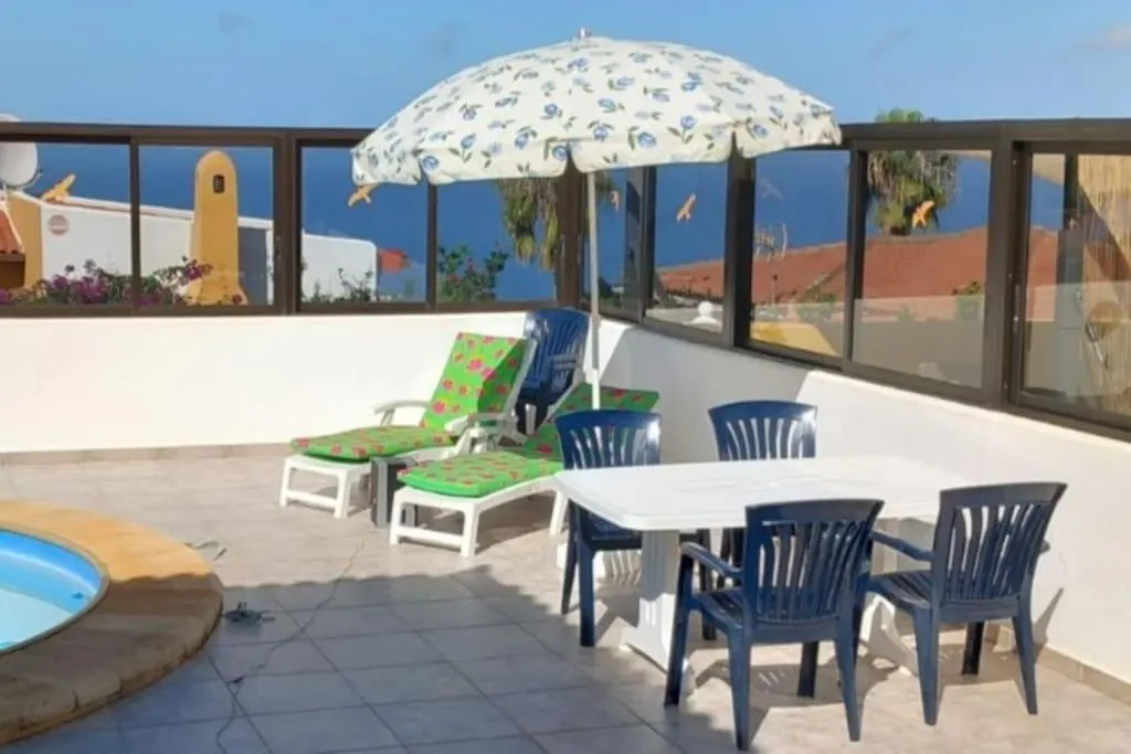 Holiday home Heated Pool With Sea View Tranquil Retreat At Malvasia Garden Sauzal Spain